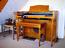 Hammond M3 oak finish prior to restoration