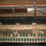 Wurlitzer EP200 prior to restoration showing dirt and debris